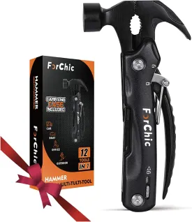 12 in 1 Hammer Multitool, Stocking Stuffers for Adults, Mens Gifts for Christmas, White Elephant Gifts for Adults, Christmas Gifts for Men, Dad, Him, Grandpa, Husband, Boyfriend