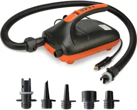 20Psi SUP Electric Air Pump with Inflation & Deflation Ports 12V DC, for Inflatable Stand Up Paddle Boards, Boats, Tents, Air Beds, Kayaks