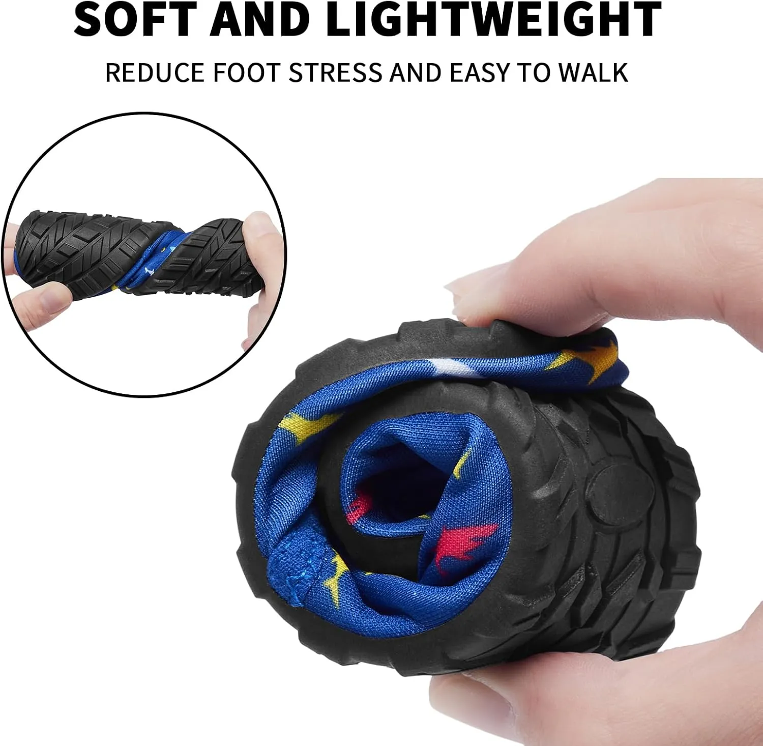 Limberun Water Shoes Kids Boys Girls Swim Aqua Sports Shoes Quick-Dry Barefoot Lightweight Pool Beach Non Slip Socks for Toddler Shoe