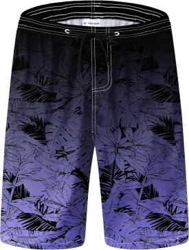Mens Swim Trunks Quick Dry Board Shorts with Mesh Lining, Breathable Surf Beach Shorts Swimwear Bathing Suits