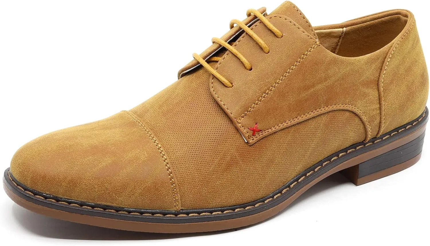 Metrocharm MC600 Men's Lace Up Cap Toe Fashion Classic Dress Shoe