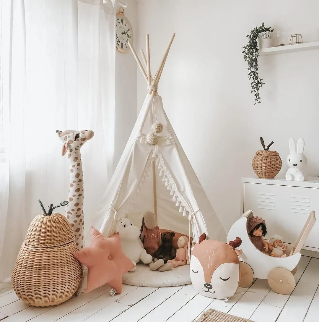 Minicamp Boho Kids Teepee With Tassels