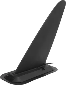 Plastic Surfboard Fin, Flexible Inflatable Surfboard Fin Reliable Surfing Accessory Practical with Black Paint Design for Surfer
