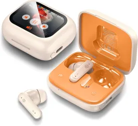 THREE PEACHES Ear Buds Wireless Earbuds Bluetooth 5.4 Headphones, Touch Screen Earbuds, Call ENC Noise Active Noise Cancelling, in-Ear Headphones USB Charging Case Earbuds for iPhone/Android