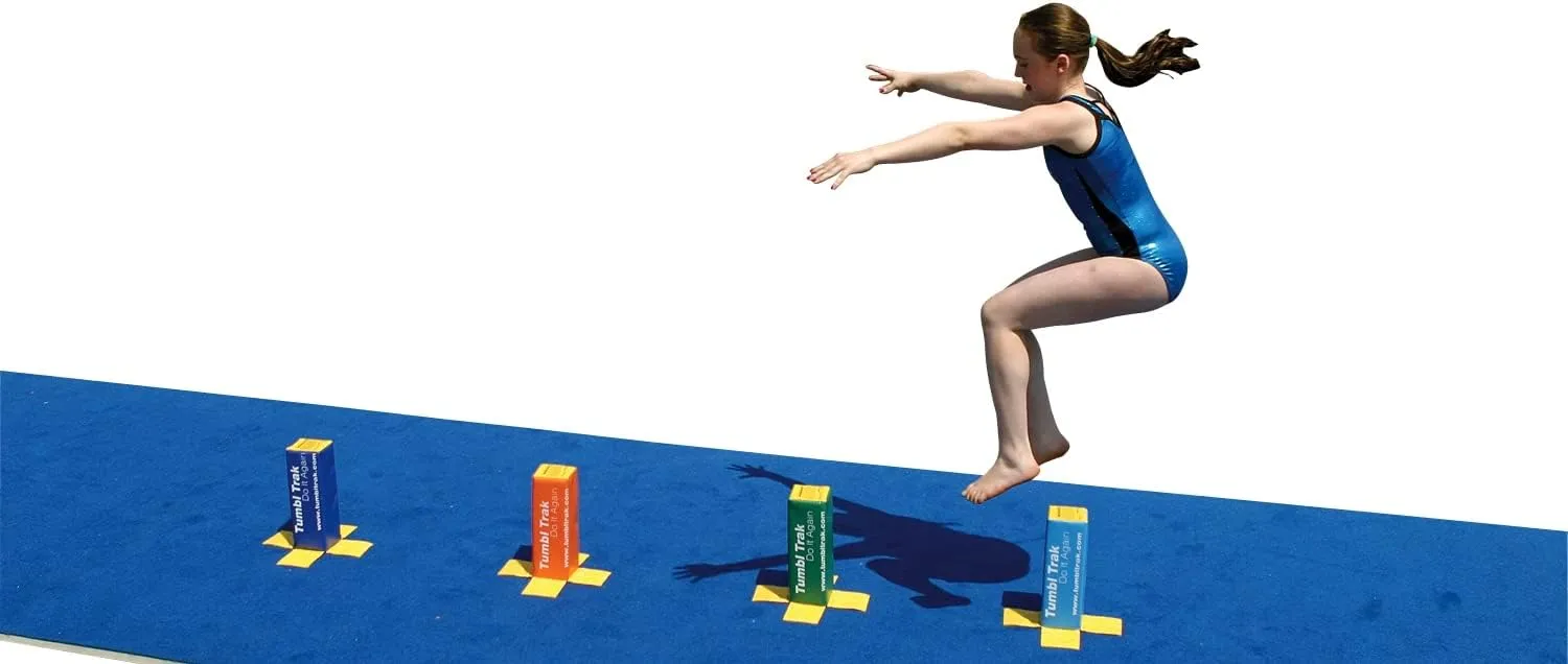 Tumbl Trak Fun Stick - Versatile Gymnastics, Cheer, and Dance Foam Obstacle - Colors May Vary